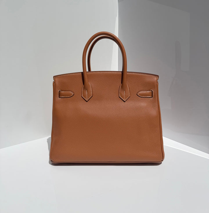 Hermès Birkin 30 Gold Taurillon Novillo Gold Hardware 2019