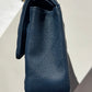 Chanel 18C Navy Blue Medium Caviar Double Flap Bag