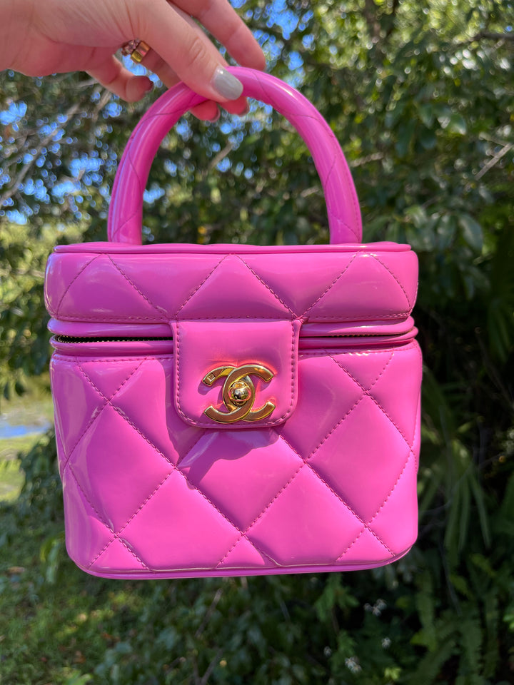 Chanel 1995 Barbie Collection Pink Vanity Case