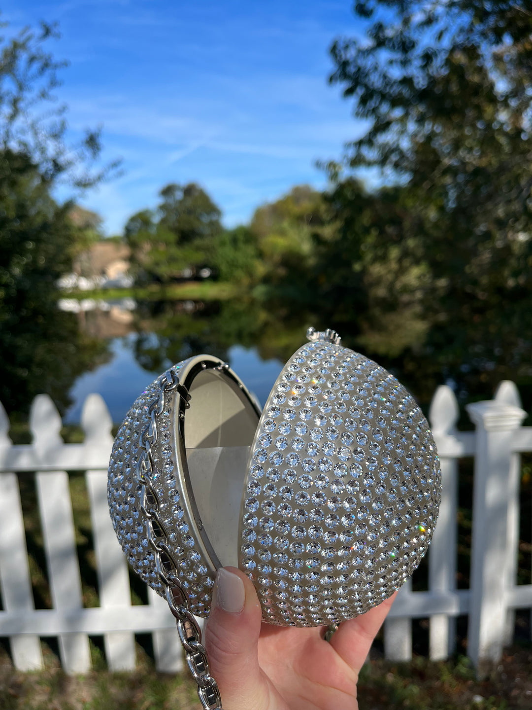 Chanel Rare Runway 2018 Crystals Minaudières Clutch Crossbody Bag