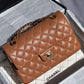 Chanel 22S Small Caramel Lambskin Classic Flap Bag + LGHW