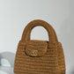 Chanel Cruise 2025/26 Mini Braided Raffia Kelly Bag