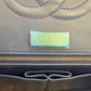 Chanel Navy Blue Matte Alligator Medium Classic Flap Bag