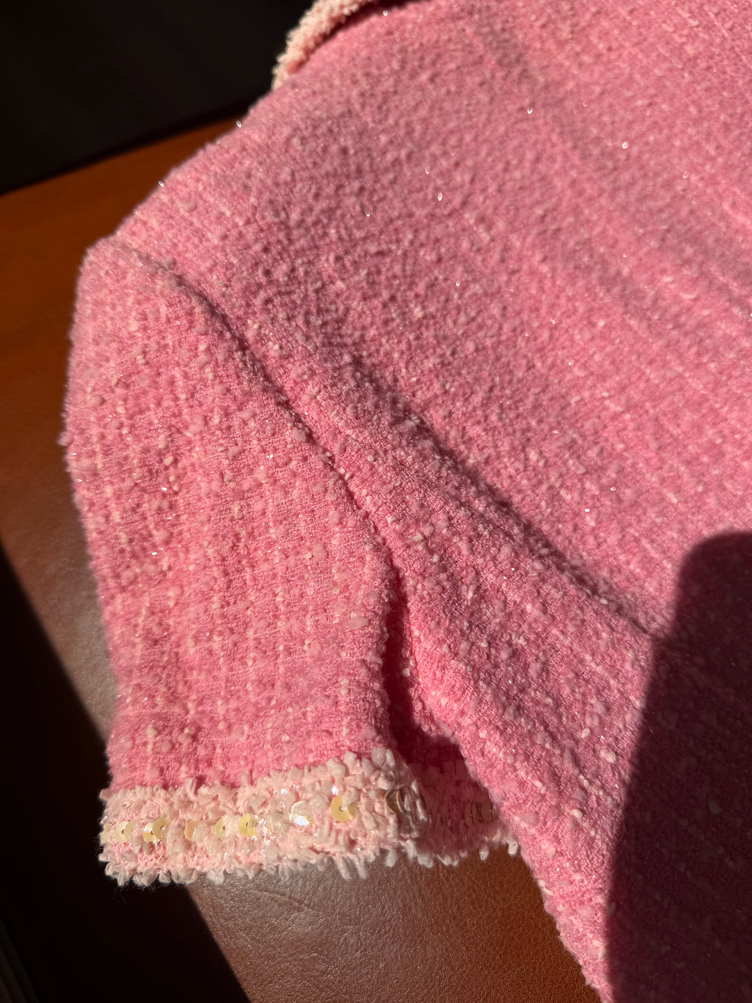 Chanel 1995 Spring “Barbie” Pink Tweed Skirt Suit
