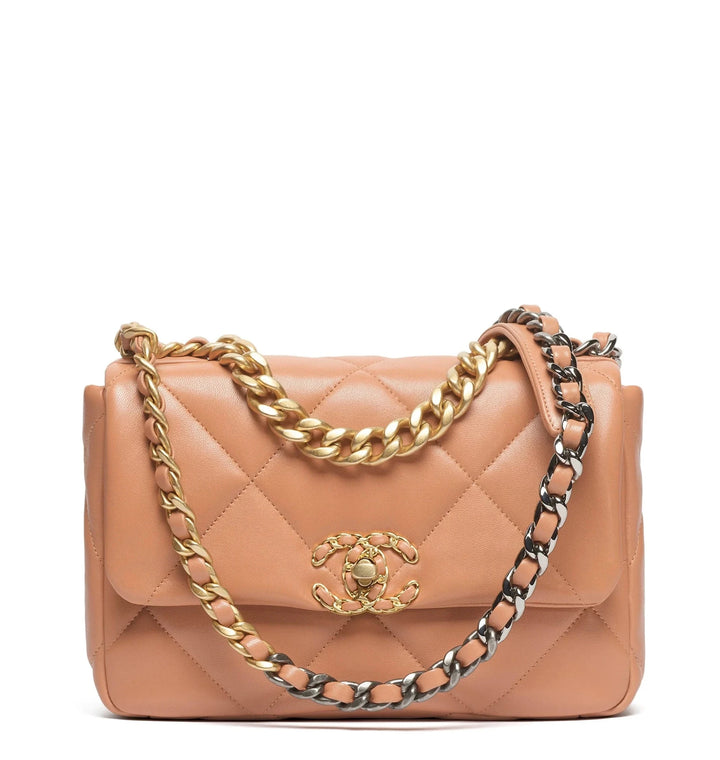 Chanel 21P Small Caramel 19 Flap Bag