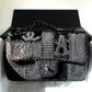 Chanel Black Patchwork Medium Single Flap Bag