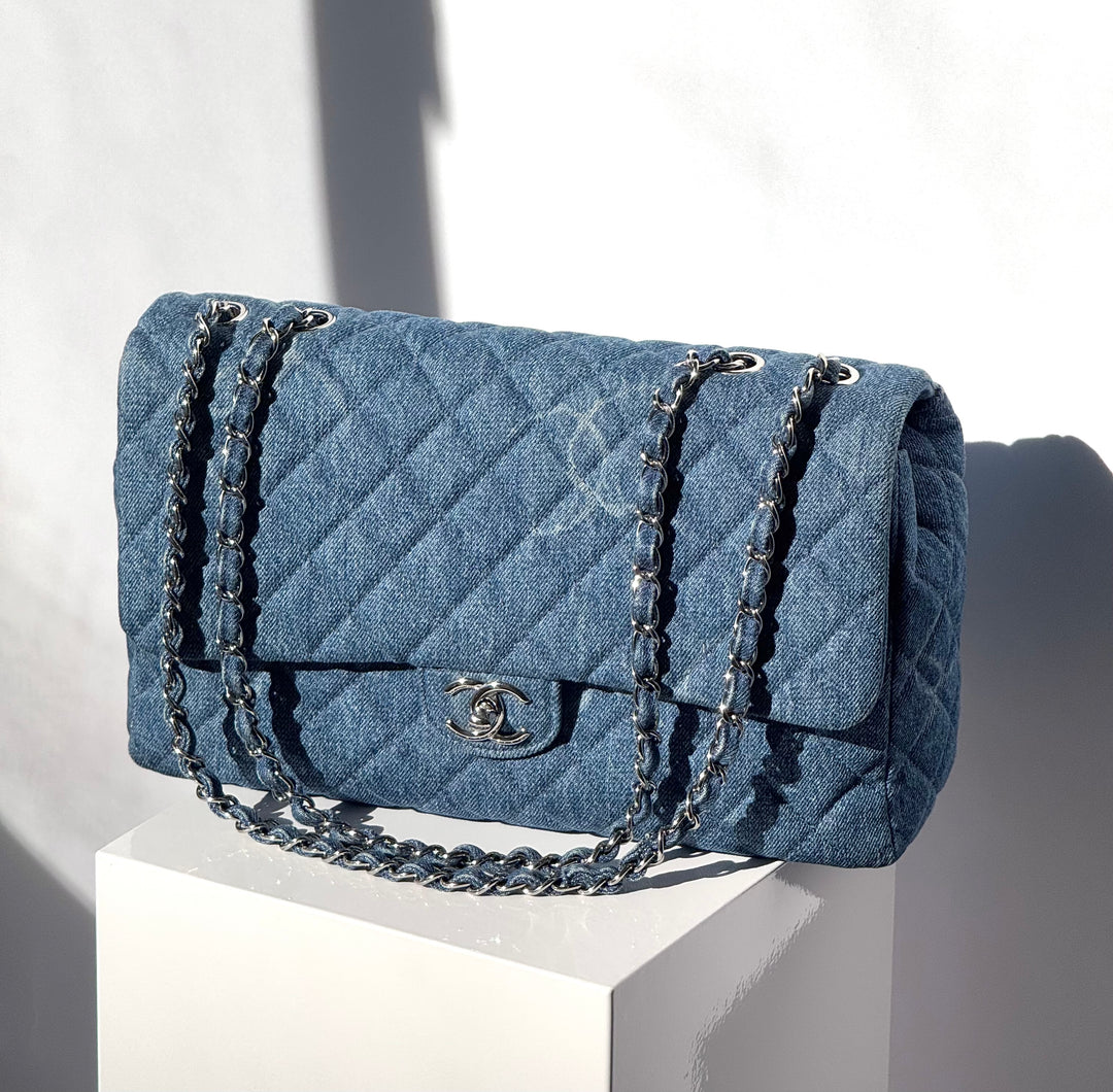 Chanel Jumbo Denim CC Flap Bag