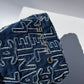 Chanel Blue Washed Denim Mini Logo Embroidered 22