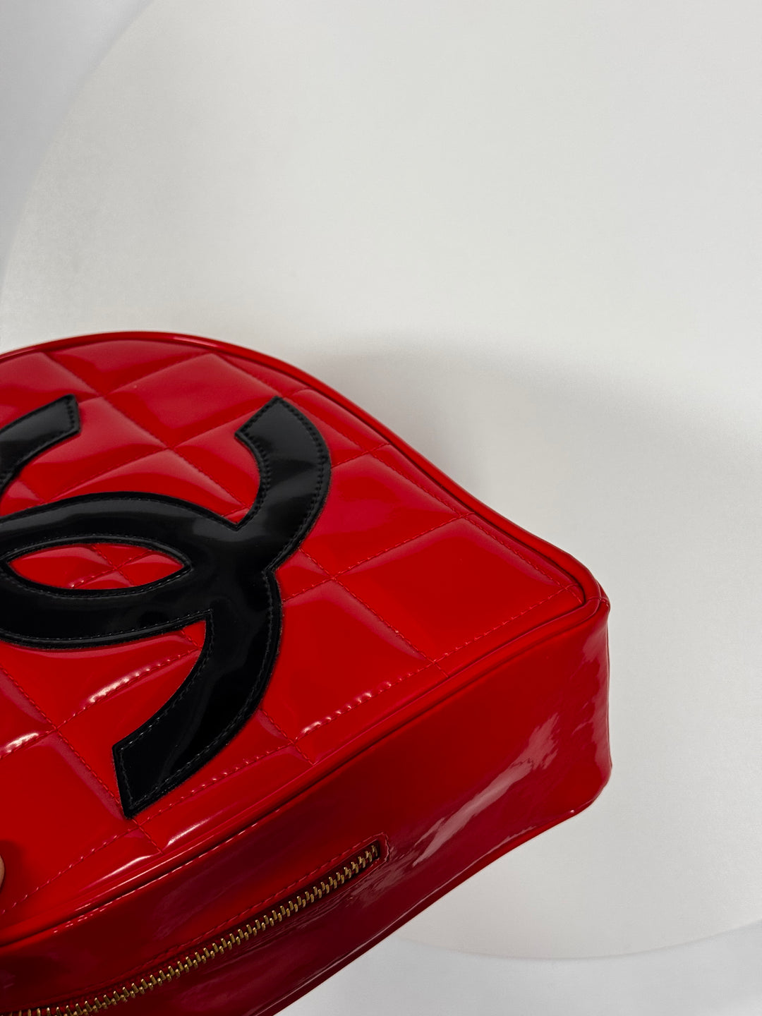 Chanel 1995 CC Barbie Red Heart Vanity Bag