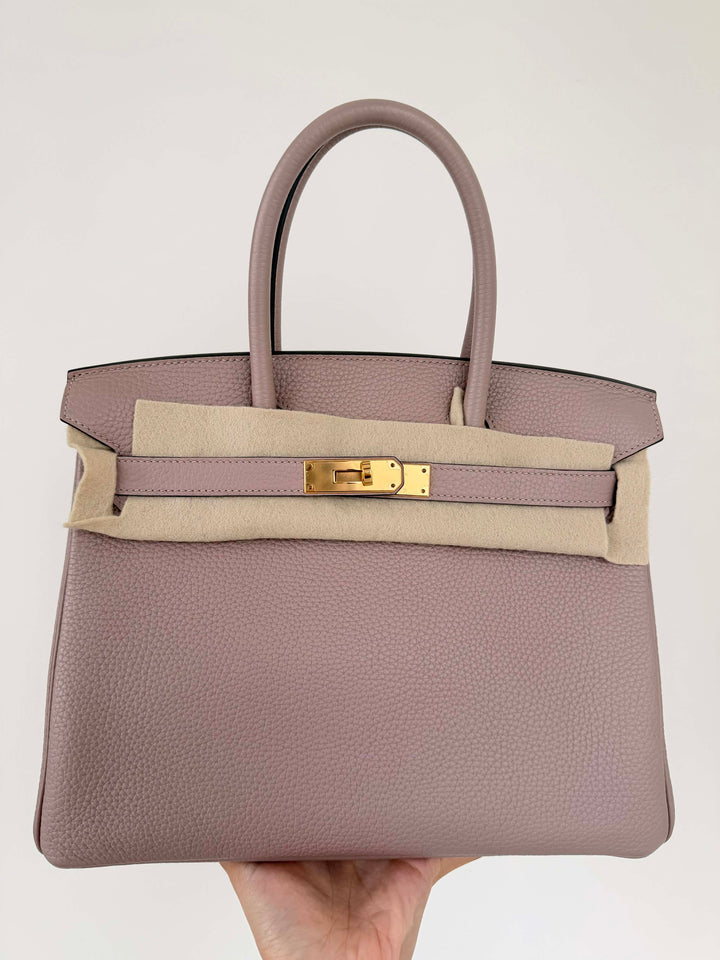 Hermès Birkin 30 Glycine Togo Gold Hardware