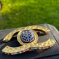 Chanel 19A Egypt Multicolor XL Beatle Brooch