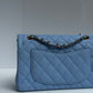 Chanel 23P Light Blue Small Caviar Double Flap