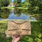 Chanel Gold Metallic Medium Caviar Double Flap Bag