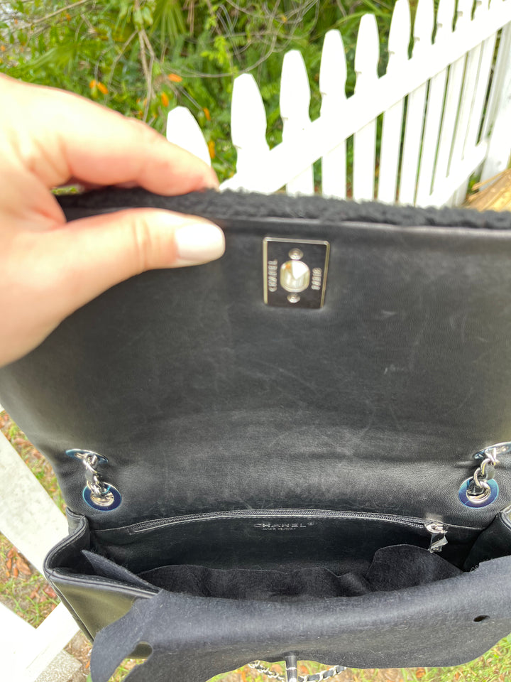 Chanel Supermarket Comic Medium Shearling Flap Bag