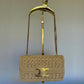 Celine 2023 Raffia Chain Shoulder Bag