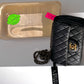 Chanel 2014 Black Lambskin Minaudières Runway "Meat Package" Flap Bag