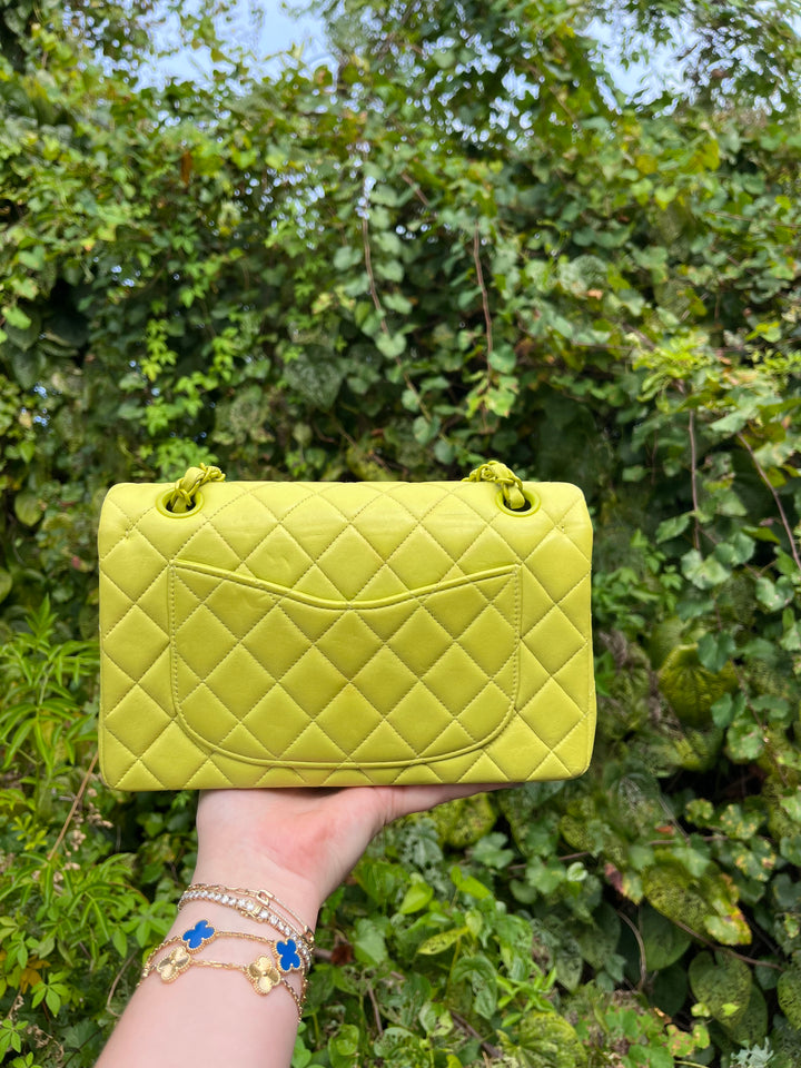 Chanel Rare Vintage Neon Small Classic Flap Bag