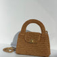 Chanel Cruise 2025/26 Mini Braided Raffia Kelly Bag