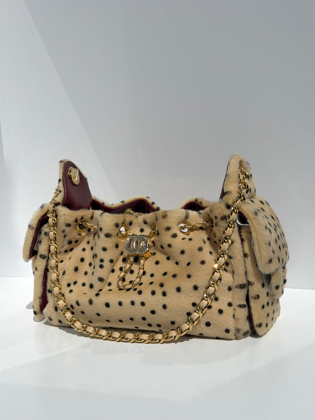 Chanel 25 Mini Handbag Brown Pony Hair Gold Tone Metal Matthieu Blazy Métiers D’Art 2026
