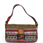 Fendi RARE Embellished Mixed Media Baguette