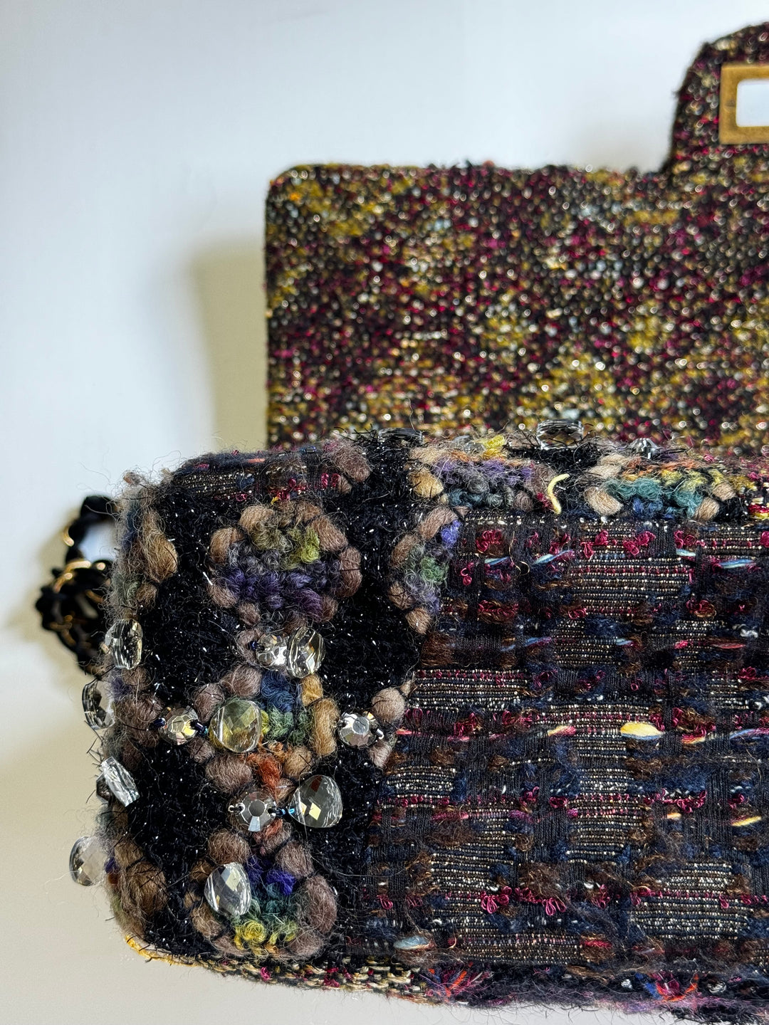 Chanel Maxi Tweed Paris/Byzance Limited Edition Reissue Flap Bag