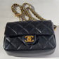 Chanel Black Iridescent My Perfect Mini Flap Bag