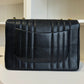 CHANEL VINTAGE BLACK CAVIAR MADEMOISELLE JUMBO CLASSIC FLAP BAG