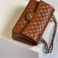 Chanel 21P Caramel Medium Lambskin Flap Bag