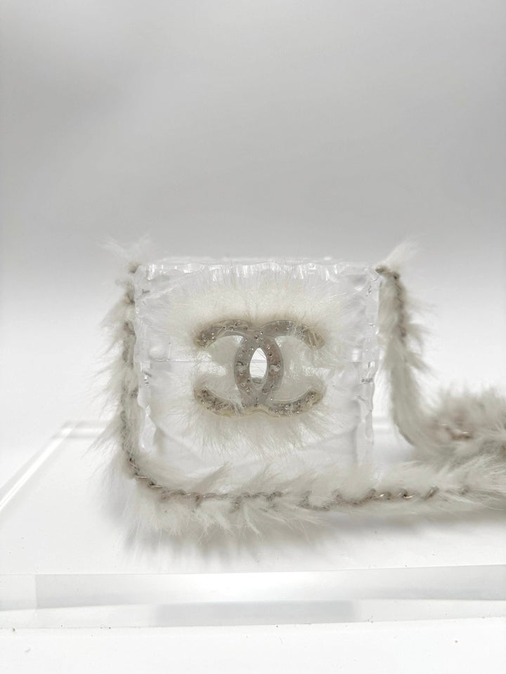 Chanel RARE Runway Acrylic Crystal CC Ice Cube Minaudiere