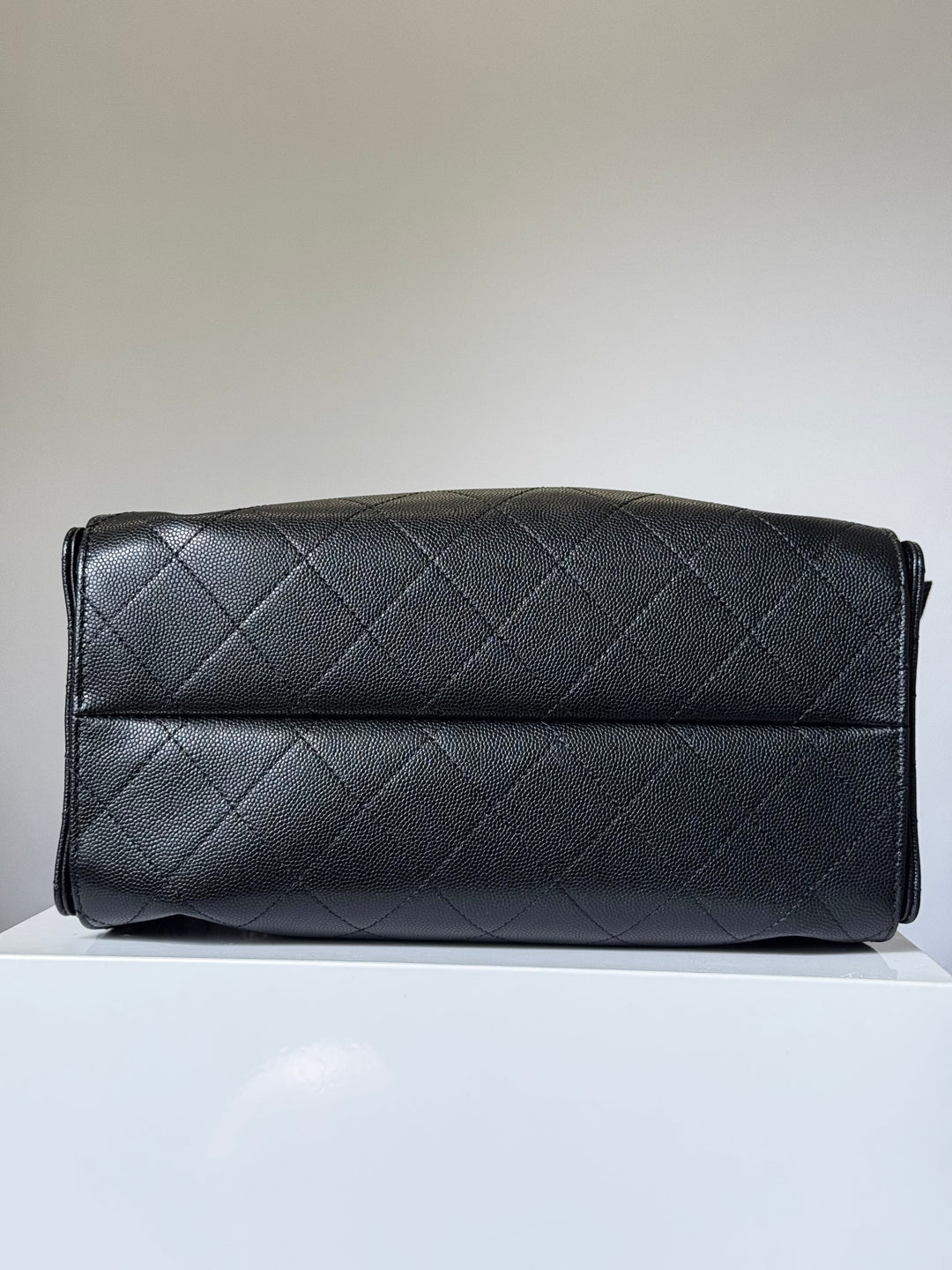 Chanel 25 Black Small Caviar Hobo Bag