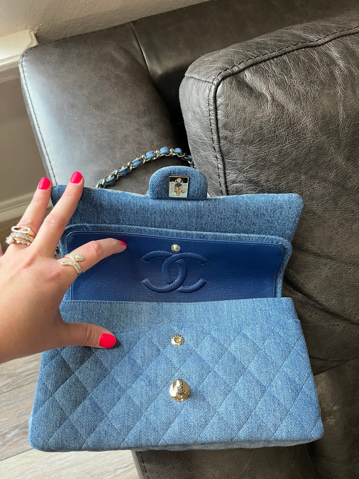 Chanel Denim Medium Classic Flap Bag