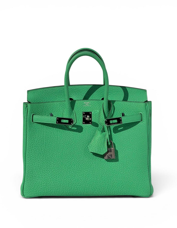 Hermès Birkin 25 Vert Comics Togo Palladium Hardware 2023