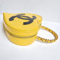 Chanel 1995 CC Yellow Heart Vanity Bag