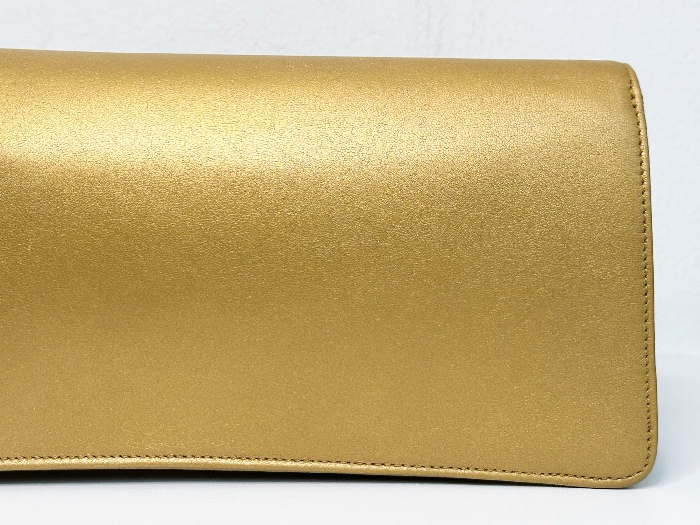 Chanel 19A Gold Egyptian CC Clutch