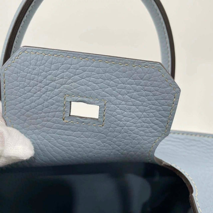 Hermès Birkin 35 Bleu Lin Togo Gold Hardware