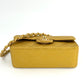 Chanel Gold Satin Mini Rectangle Flap