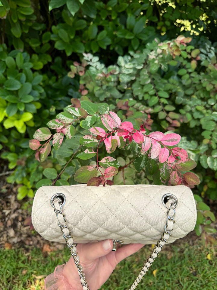 Chanel Craie Caviar Mini Flap Bag