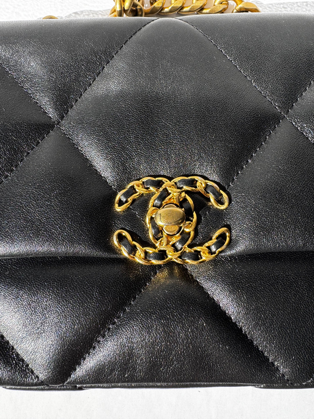 Chanel Small Black 19 Flap Bag