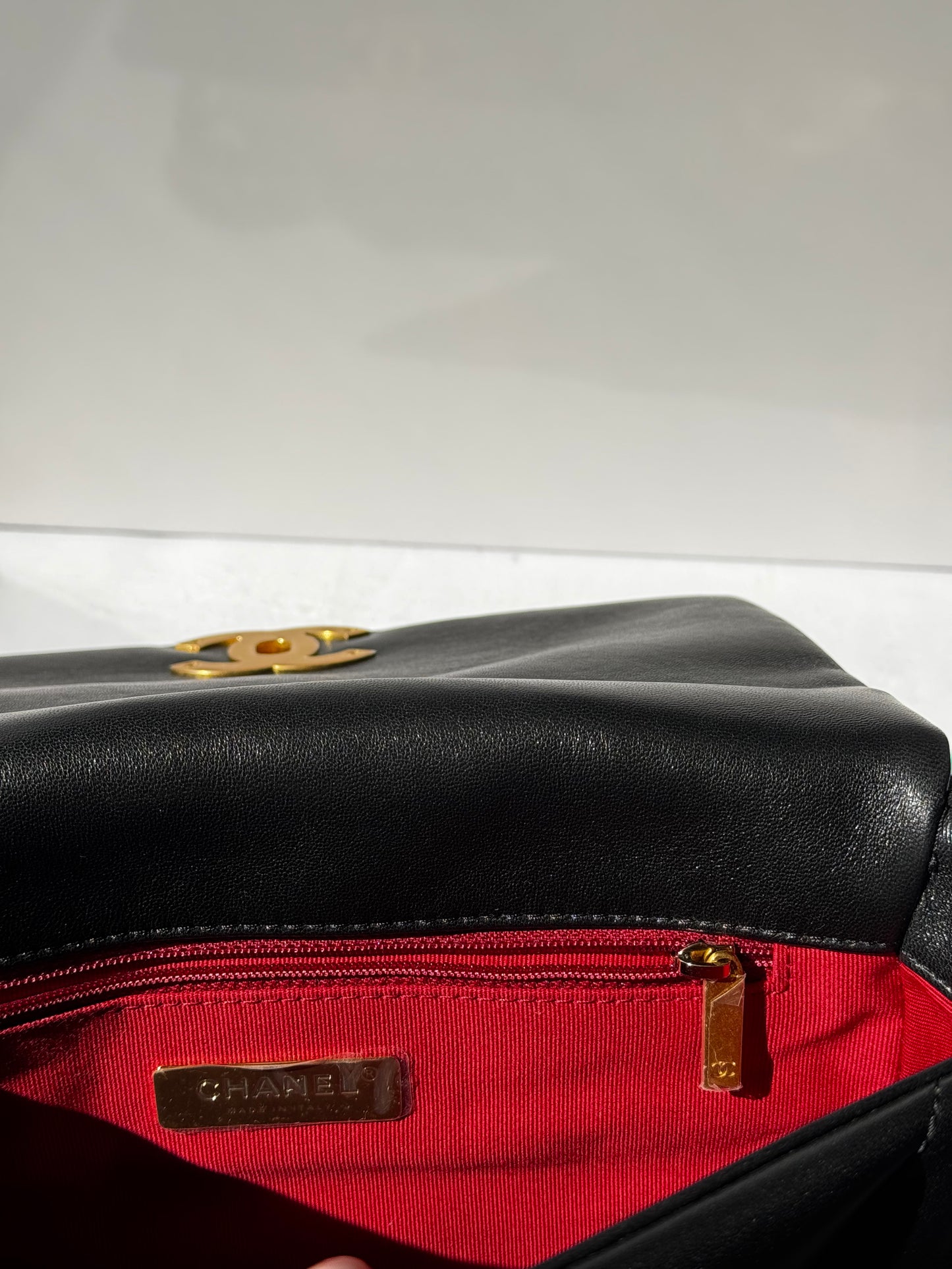 Chanel Small Black 19 Flap