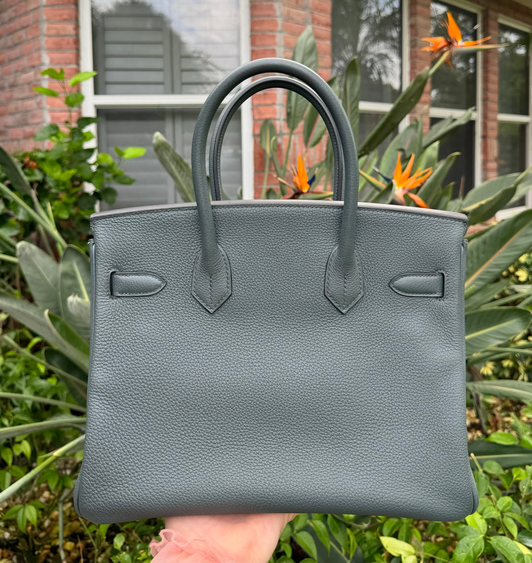 Hermes 2021 Bleu Orage Togo Birkin 30