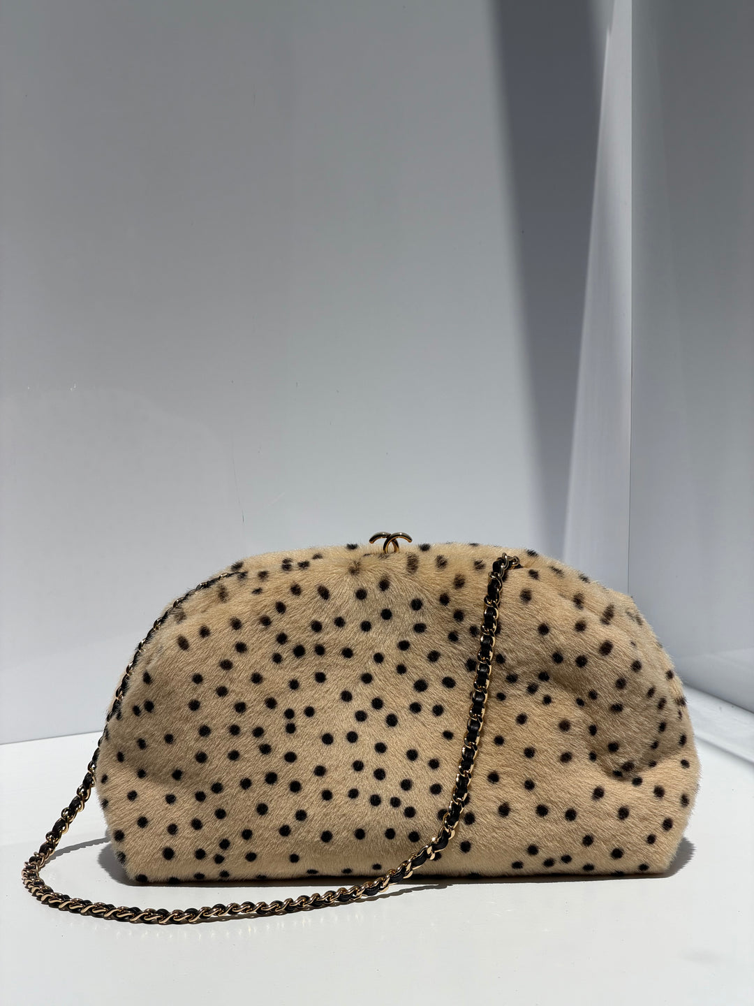 Chanel Clutch With Chain Brown And Black Pony Hair Gold Tone Metal Métiers D’Art 2026