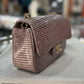 Chanel Mauve Taupe Lizard Mini Rectangular Flap Bag