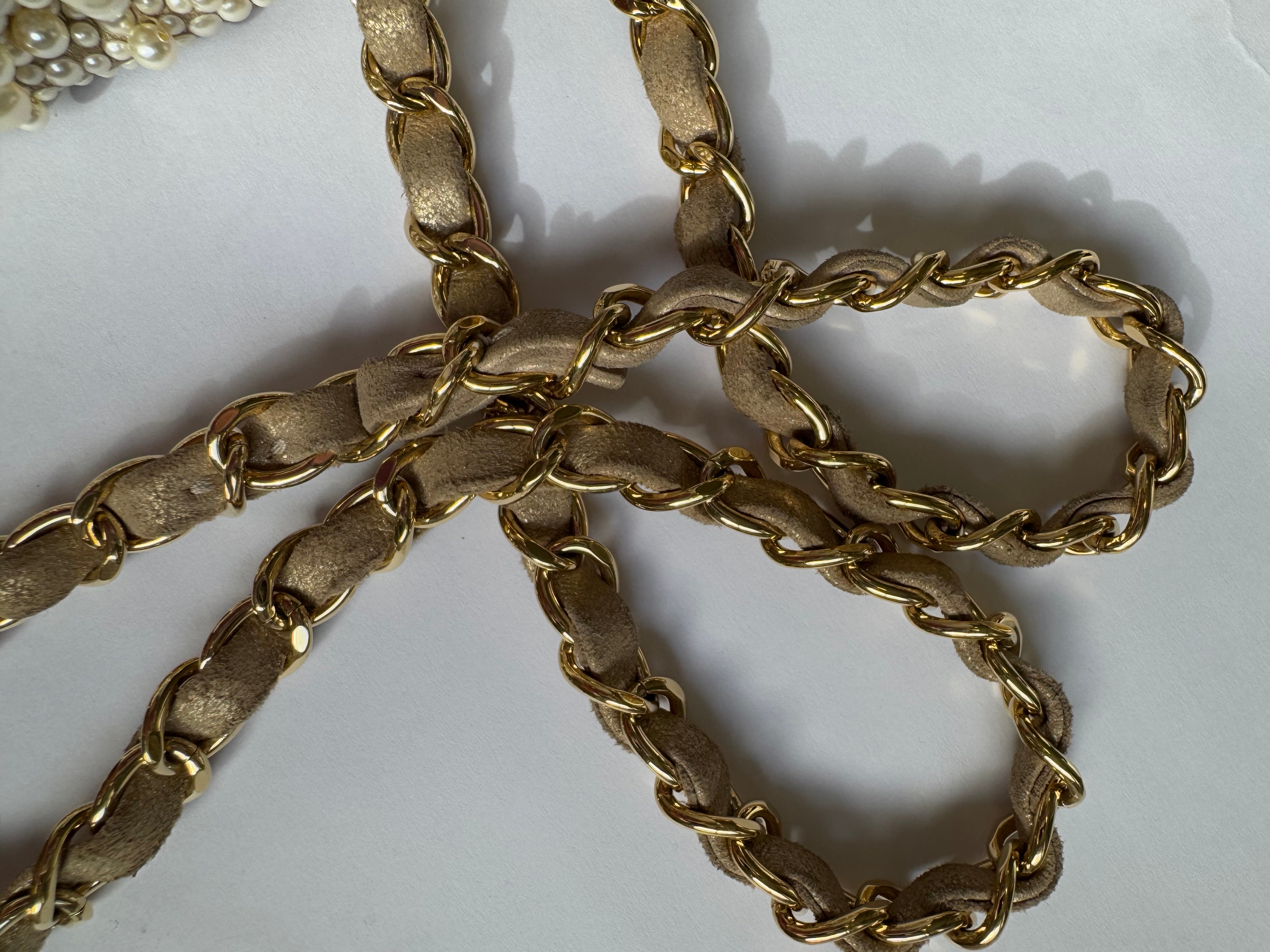 Chanel 17A Ritz Pearl Embellished Mini Rectangular Flap Bag – Its