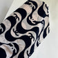 Chanel 2021 Black & White Silk Wave Shirt & Pants Set