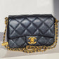 Chanel Black Iridescent My Perfect Mini Flap Bag