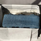 Chanel 24P Blue Braided Raffia Mini Flap Bag