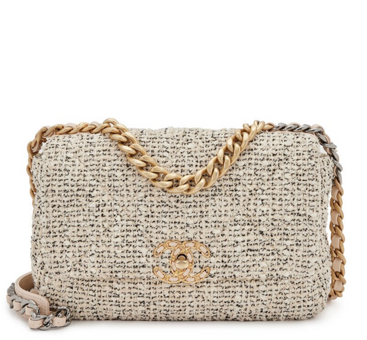 Chanel Small Houndstooth 19 Flap Bag