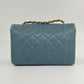 Chanel Baby Blue 24K Medium Caviar Diana Flap Bag