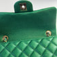 Chanel 18S Emerald Green Caviar Mini Flap Bag