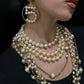 Chanel 1980s Iconic N°5 Faux Pearl Clip Earrings